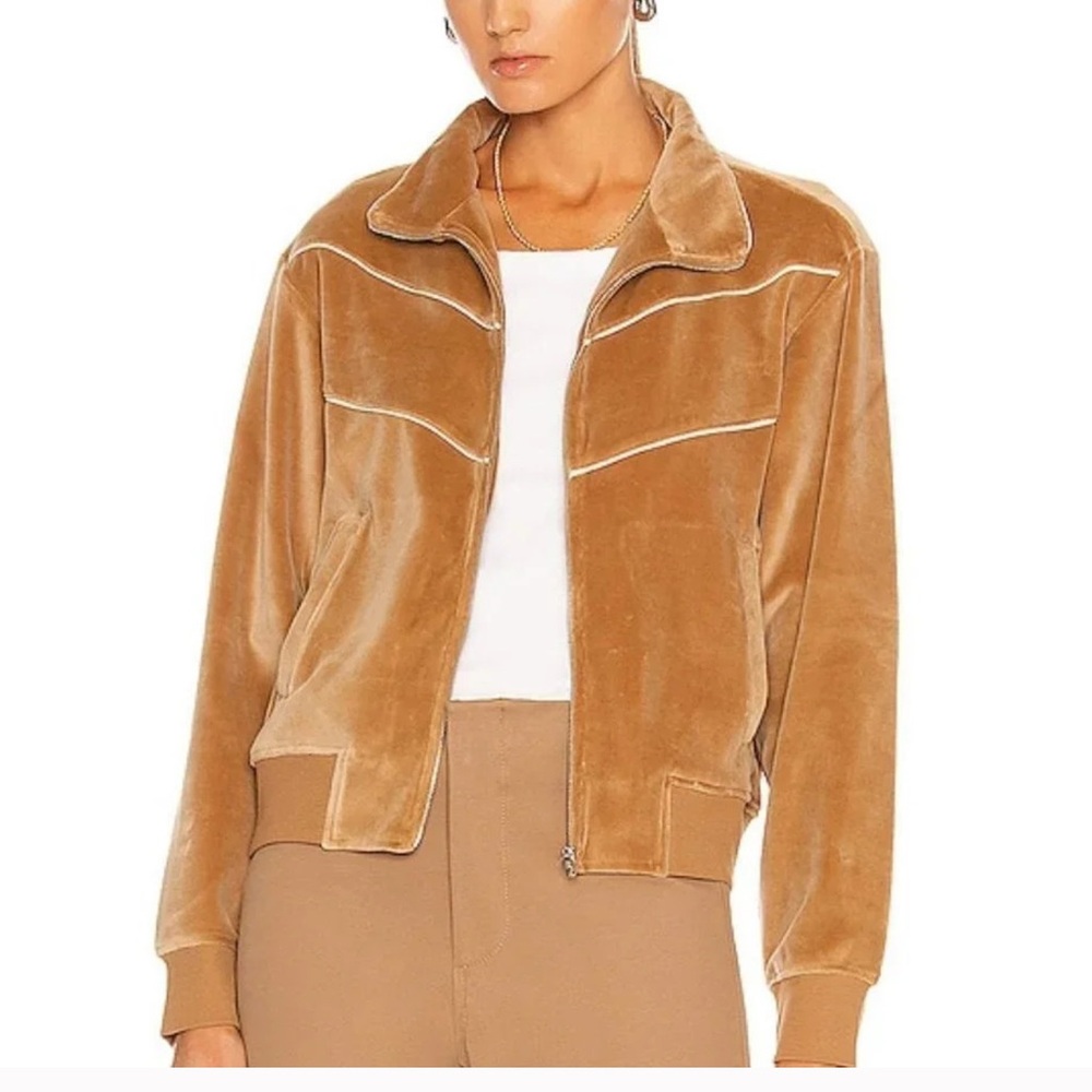 NILI LOTAN Andreas Napa Velvet Track Jacket, XS $330